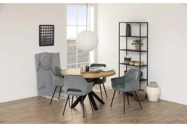 SETH fekete könyvespolc