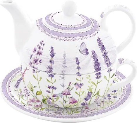 Porcelán egyszemélyes teáskészlet - 350ml