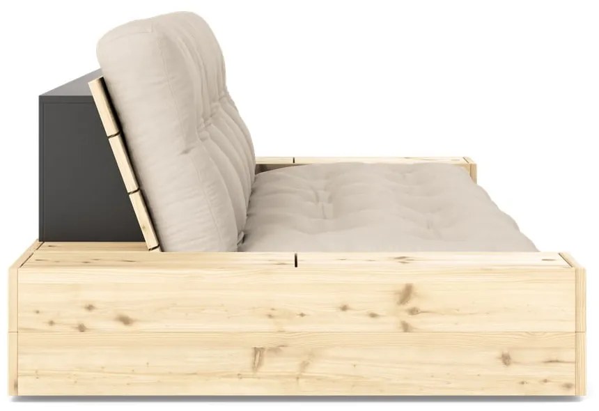 Bézs kinyitható kanapé 244 cm Base – Karup Design