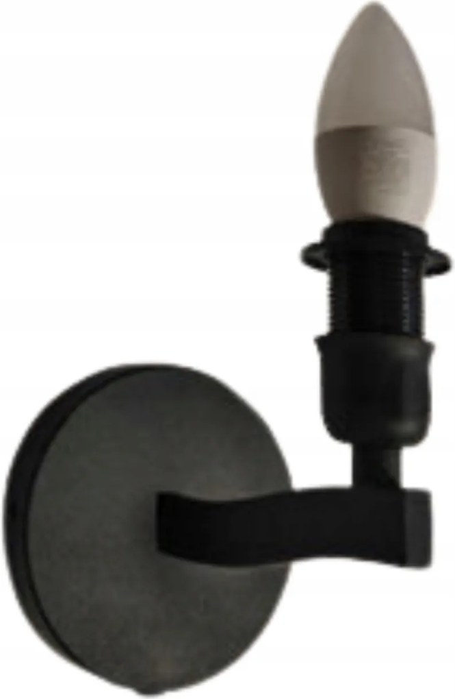 Fali Lámpa Fém Loft Fekete Ipari Skandináv Design