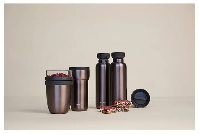 Sötétszürke termobögre 375 ml Titanium – Mepal