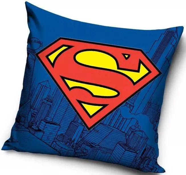 Superman Metropolis párnahuzat 40x40 cm