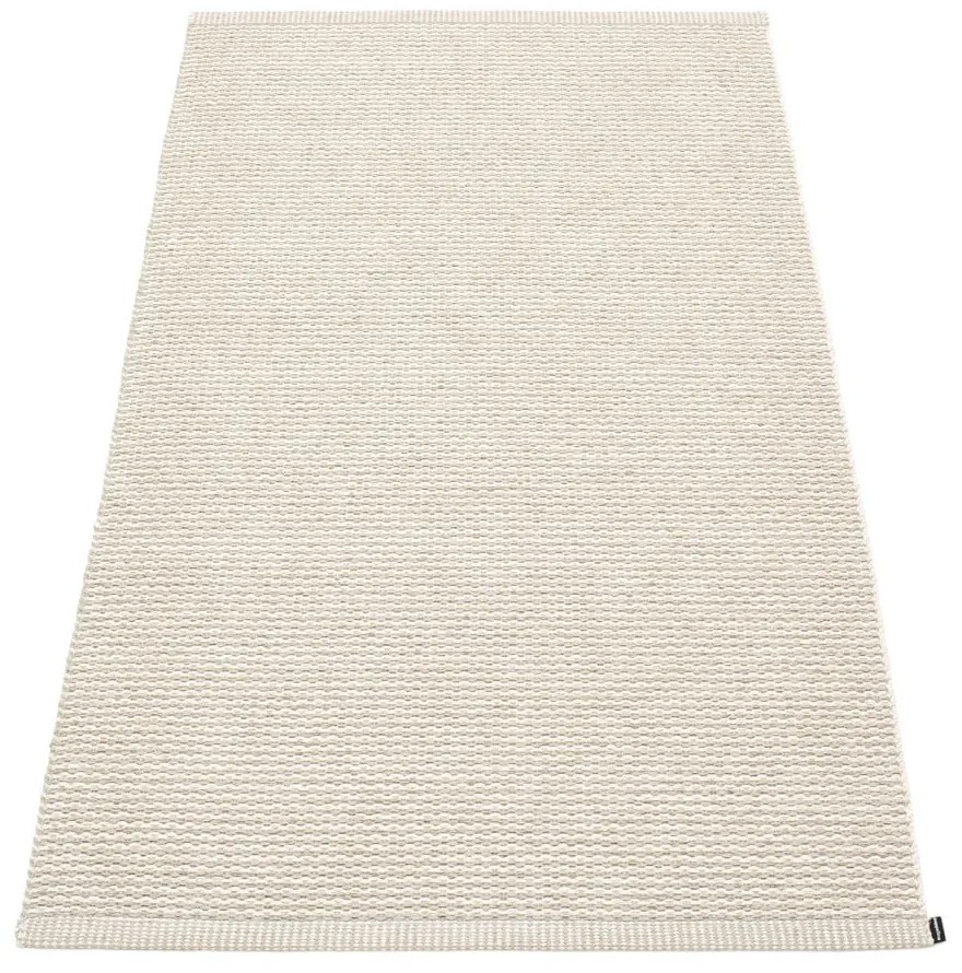 Krémszínű kültéri-beltéri szőnyeg 85x160 cm Mono Linen Vanilla – Pappelina