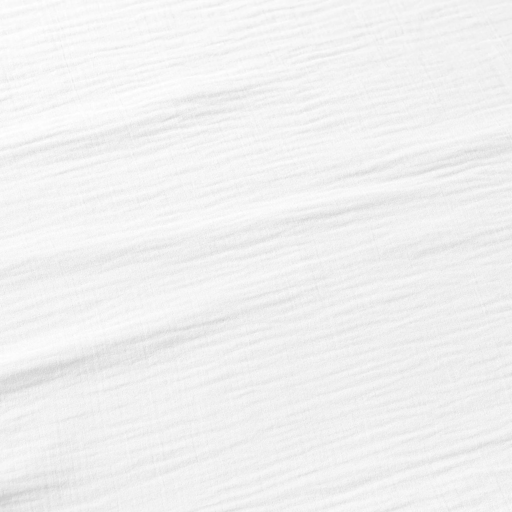 Goldea muszlin ágyneműhuzat – fehér 140 x 200 és 70 x 90 cm