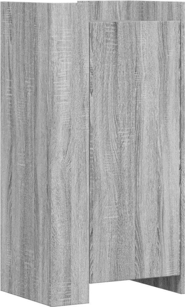 vidaXL szürke sonoma színű szerelt fa cipőszekrény 52 x 37,5 x 100 cm