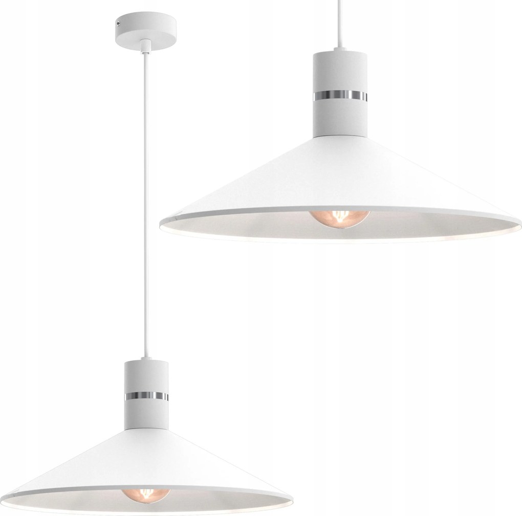 Függőlámpa Mennyezeti Ezüst Fém Led