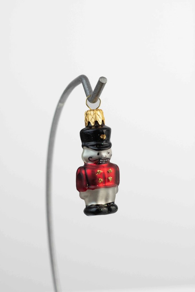 Karácsonyfadísz üvegből Diótörő