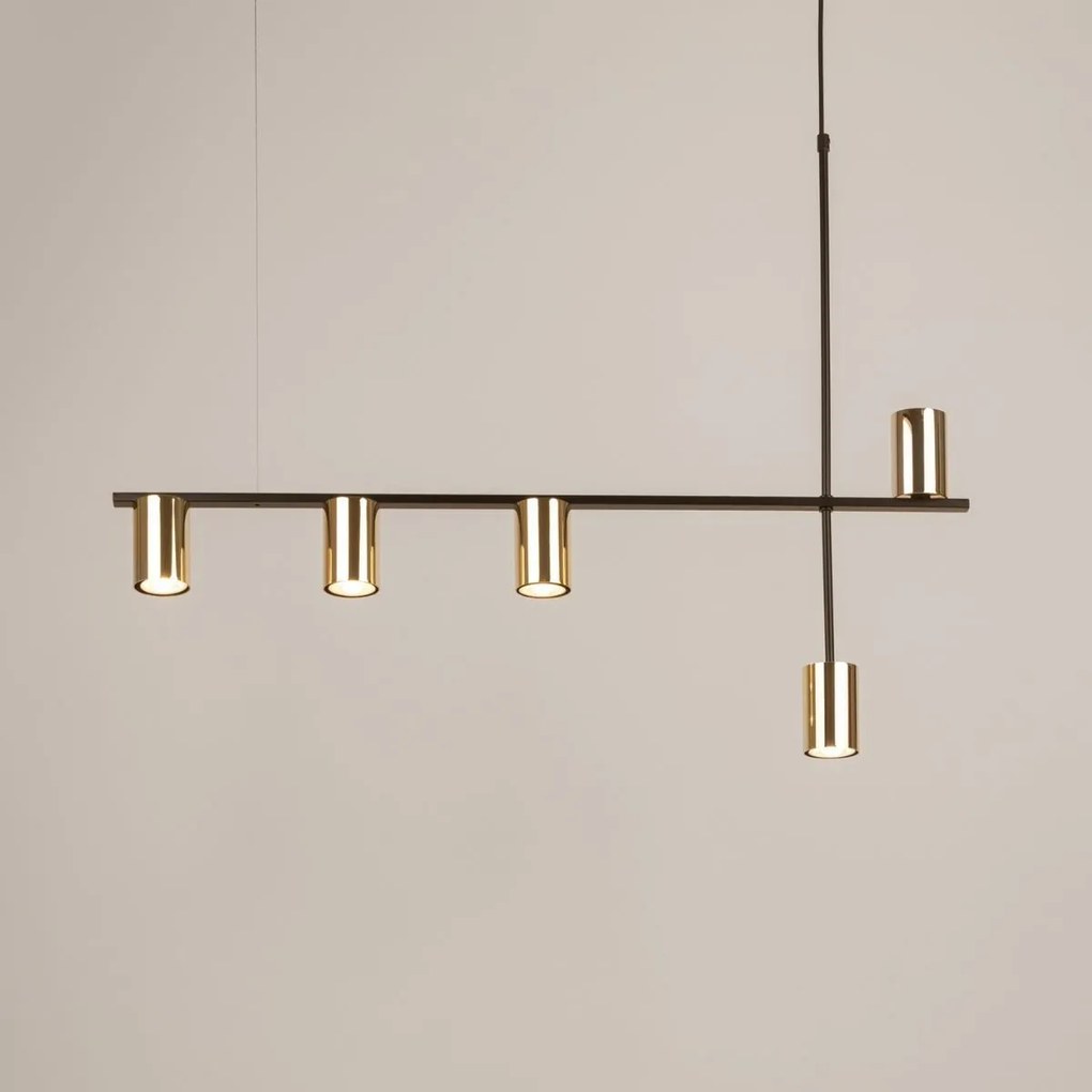 Sigma lighting modern függeszték vendo fekete sárgaréz sig33693