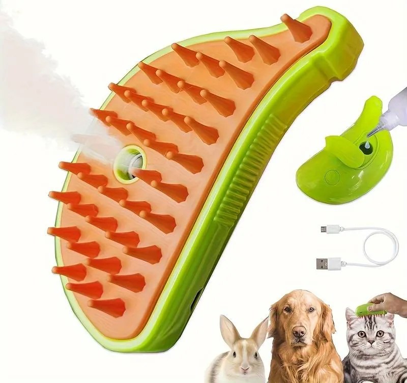 Gőzölős szőrkefe kutyáknak és macskáknak