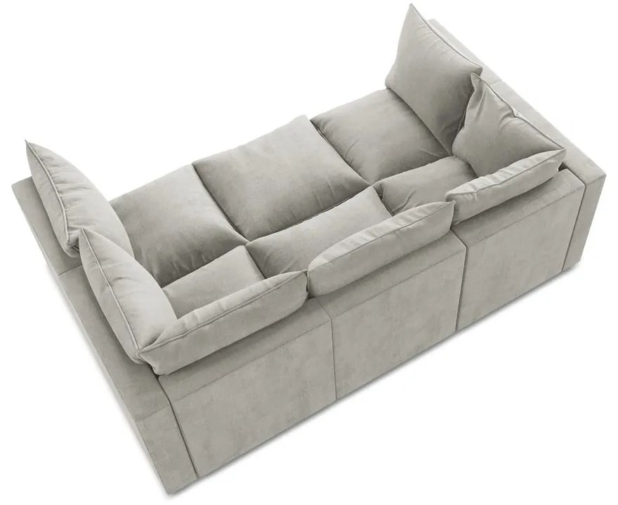 Világosszürke kanapé 255 cm Manao – Makamii