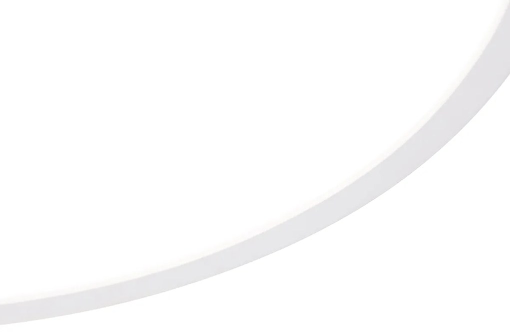 Okos mennyezeti lámpa fehér 29,5 cm LED RGBW-vel IP54 - Siem