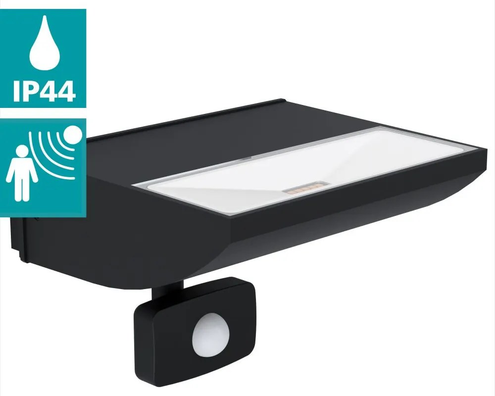 Eglo Sorronaro 99579 mozgásérzékelős kültéri falilámpa, 10,5W LED, 3000K, 1000 lm, IP44