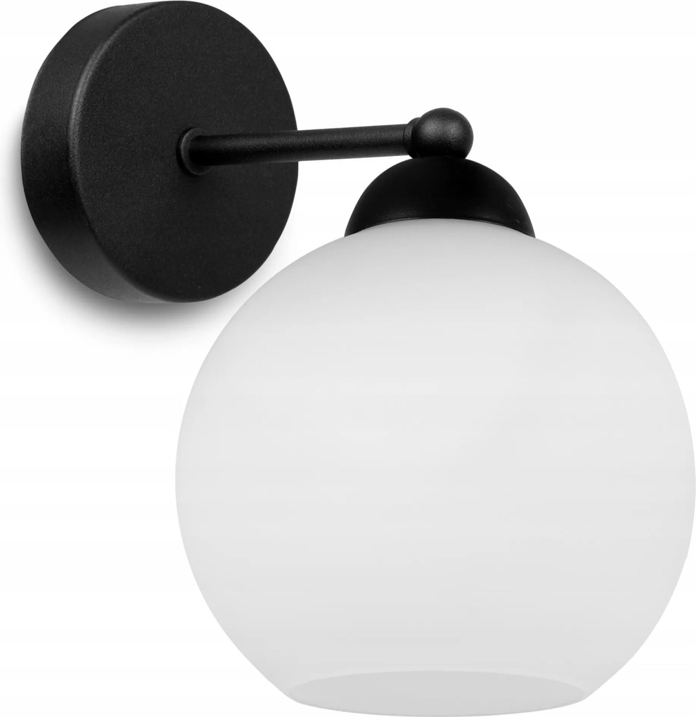 Klasszikus Fali Lámpa Elegáns Üveg Lámpabúra