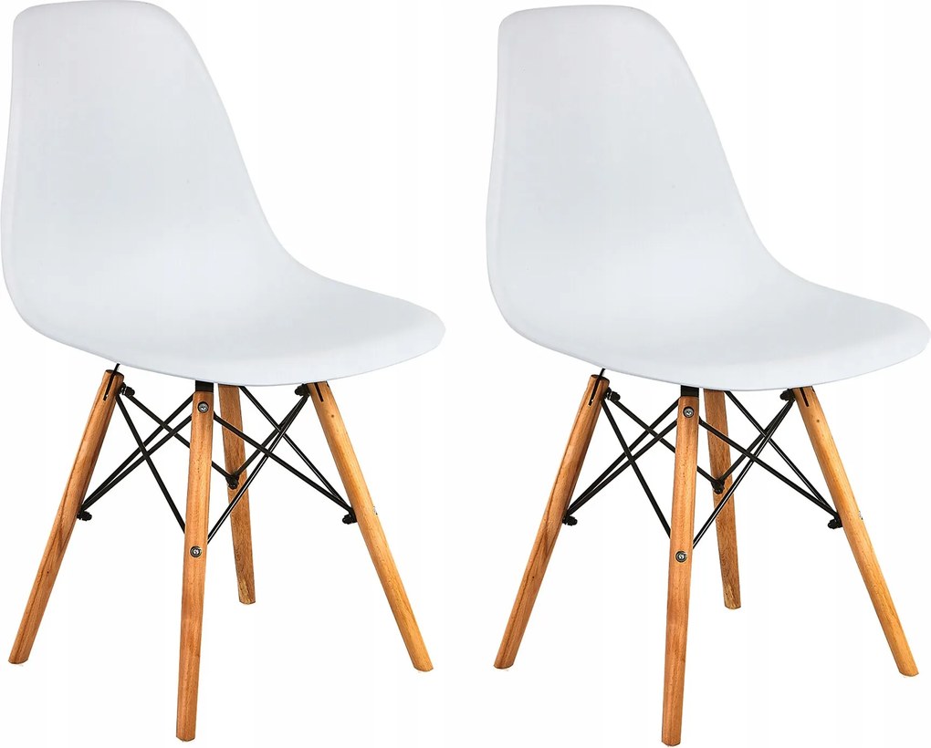 Aga 2x Étkezőszék Fehér