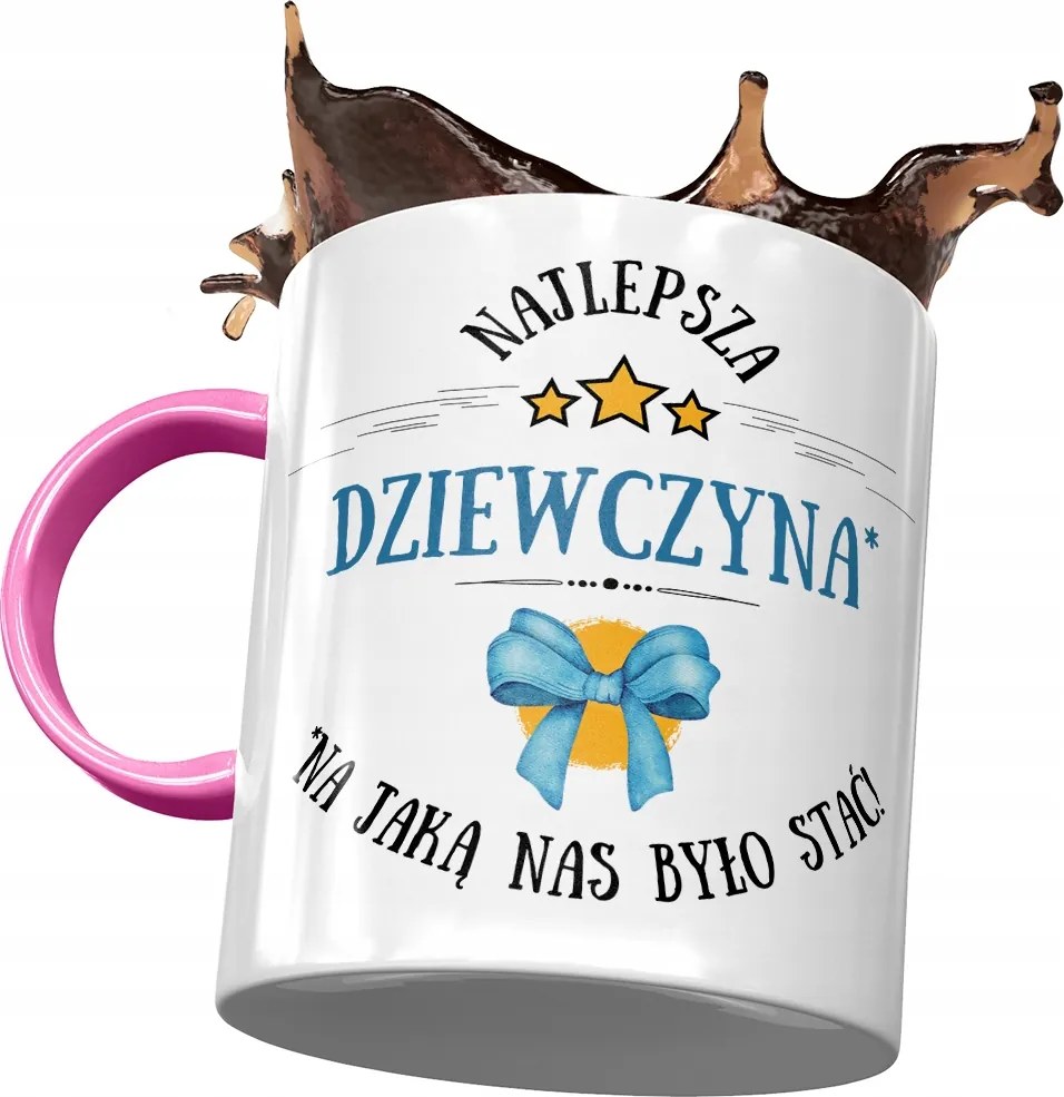 Rózsaszín Bögre Lányoknak Milyen Volt Nekünk Nyomtatott Fotóval