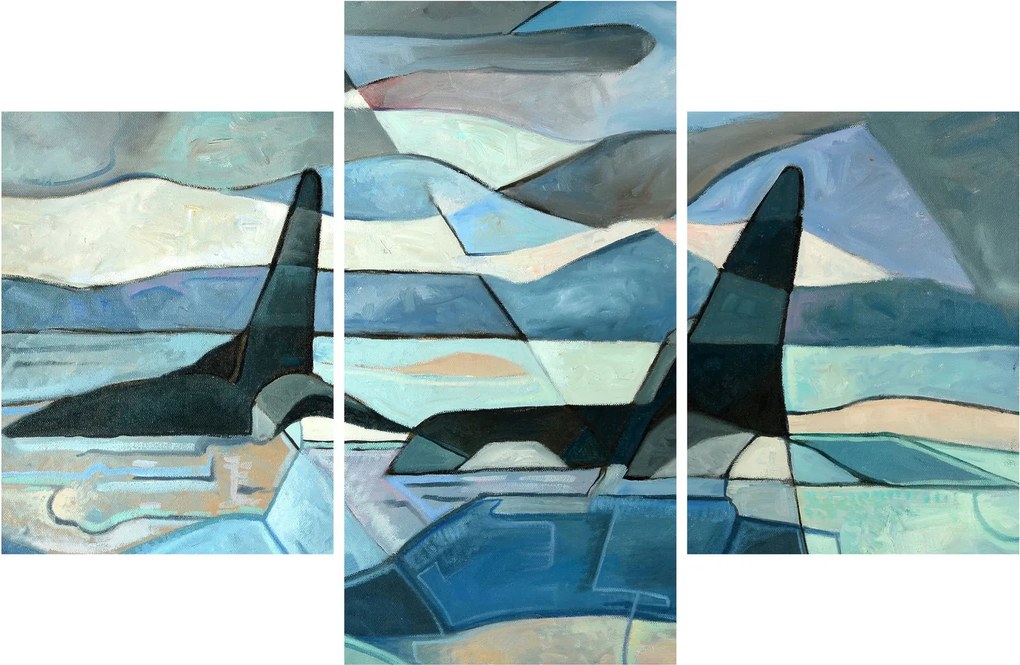 Kép - Orcas (90x60 cm)