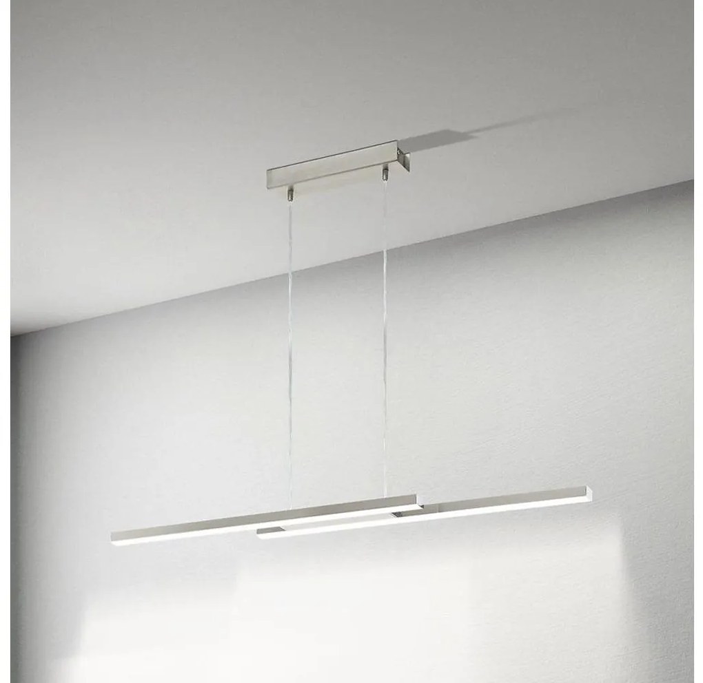 Eglo 33232 - FRAIOLI-C LED RGBW dimmelhető kábeles csillár 2xLED/17W/230V, matt króm