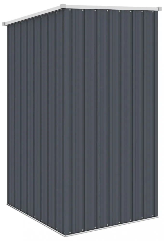 antracitszürke horganyzott acél kerti fészer 87 x 98 x 159 cm