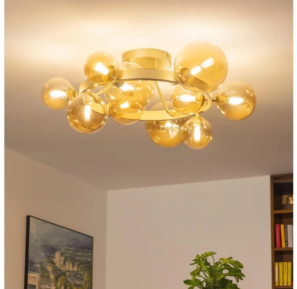 Brilagi - LED Felületre szerelhető csillár MILLA 10xG9/3W/230V arany