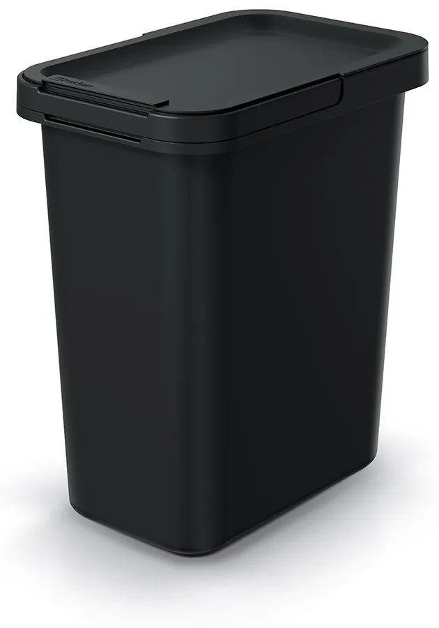 Függő szemetes, 12 l, fekete