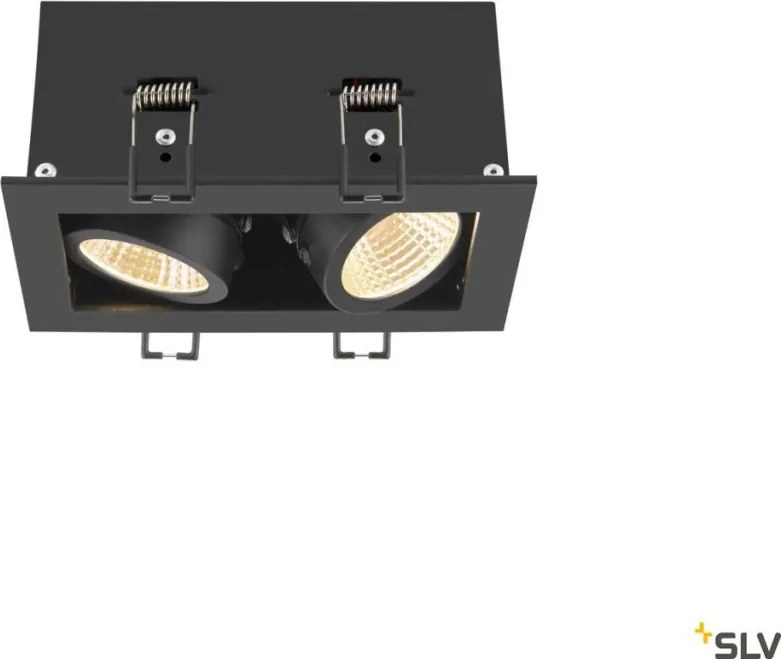 SLV KADUX 1007559 Beépíthető spotlámpa 2x14W/LED 3000K 1550lm IP20