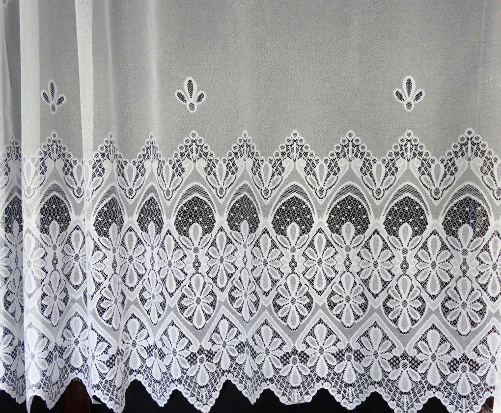 Mg Irigység jacquard 3088 Fehér 60cm magas 370x60cm Kd