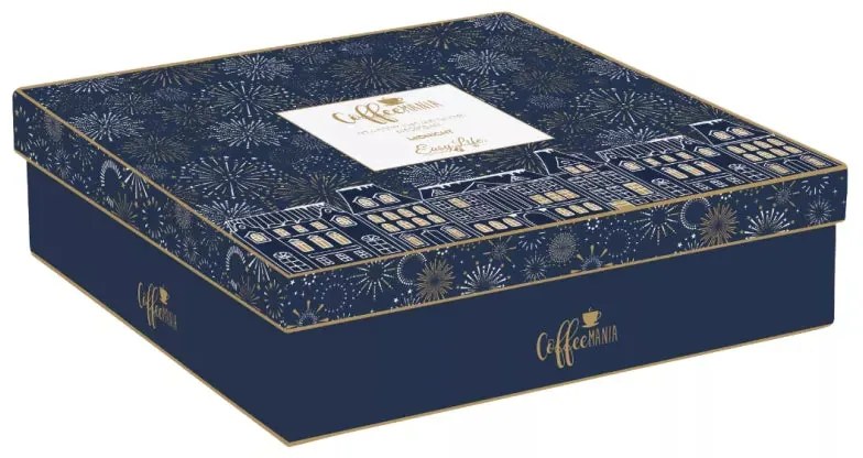 Porcelán eszpresszó kávés csésze + alj 6 személyes 100 ml dobozban Midnight