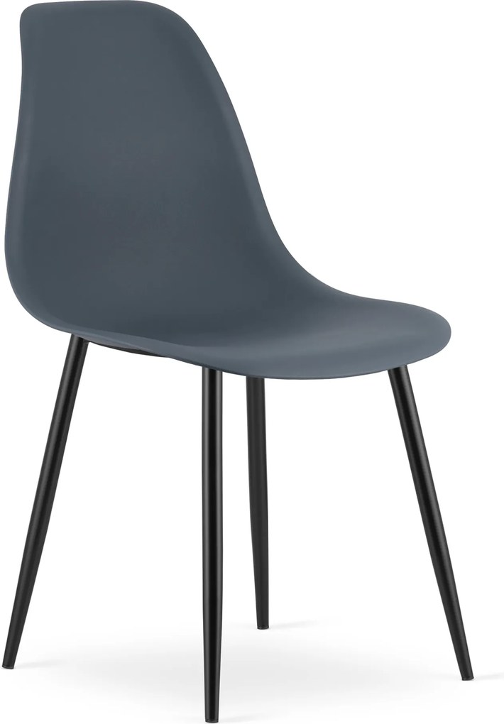 Akció: Palaszürke OSAKA szék fekete lábakkal II. osztály