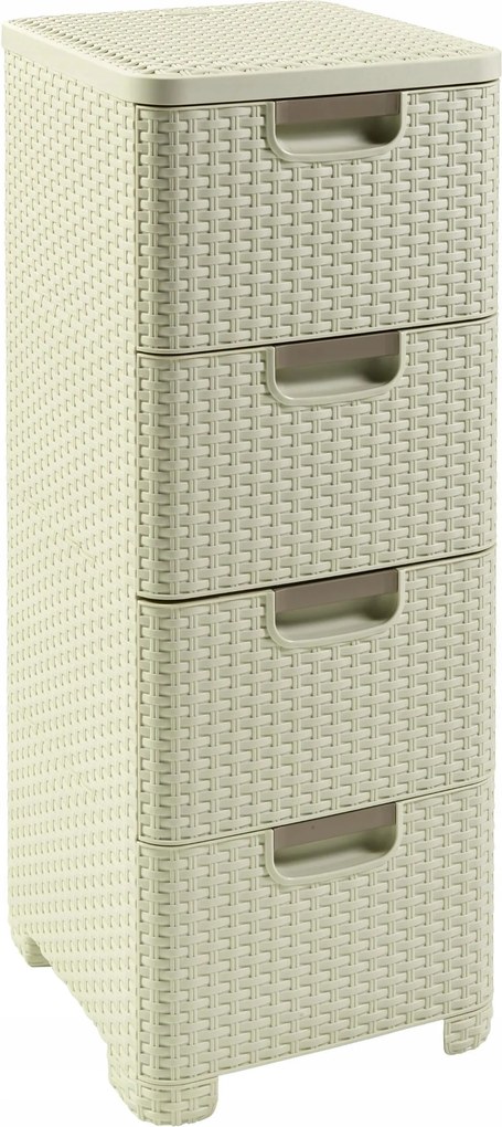 Fürdőszobai polc Curver krém 38 x 33 x 79 cm