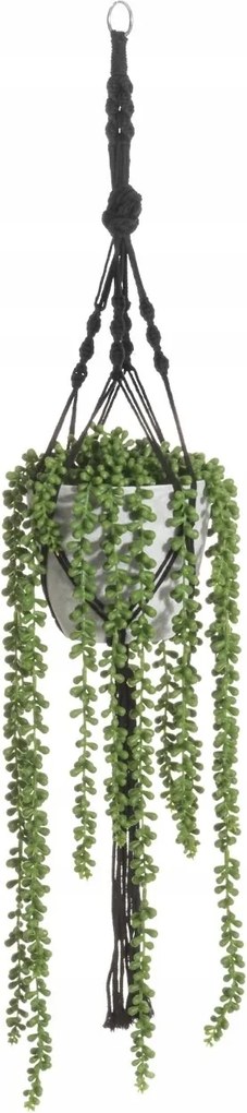 Művirág Cserépben Lógó Öregember Műnövény Zöld