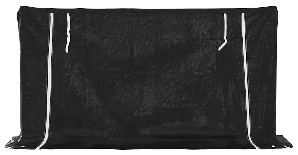 Tűzifa állvány esővédővel 200,5x41x110,5 cm horganyzott acél