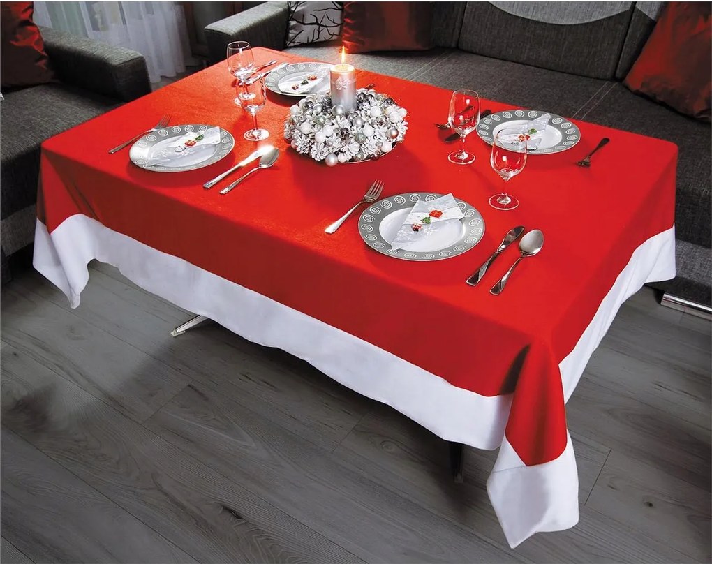 Abrosz Karácsonyi Klasszikus piros 190 x 146 cm