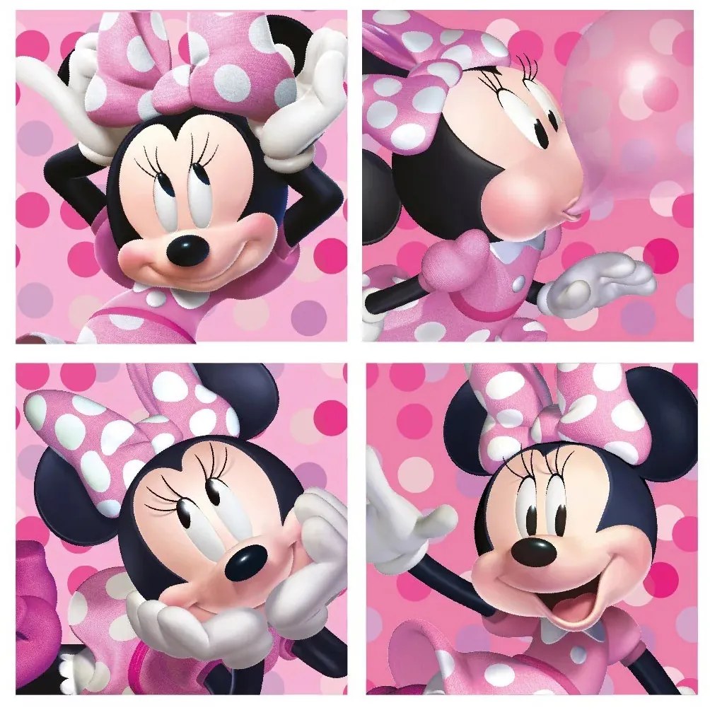 Disney Minnie Chic játéktároló 30×30×30 cm