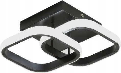 Modern Led Mennyezeti Lámpa 22W 6500K 1900LM fekete