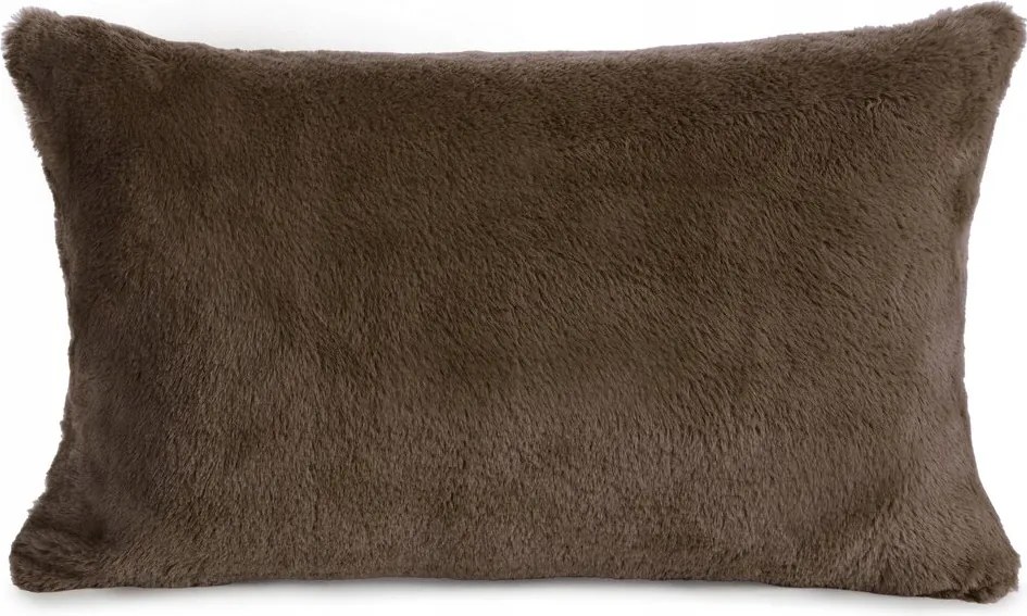 Dekoratív párnahuzat Nina 30x50 Eurofirany c.barna szőrme és bolyhos