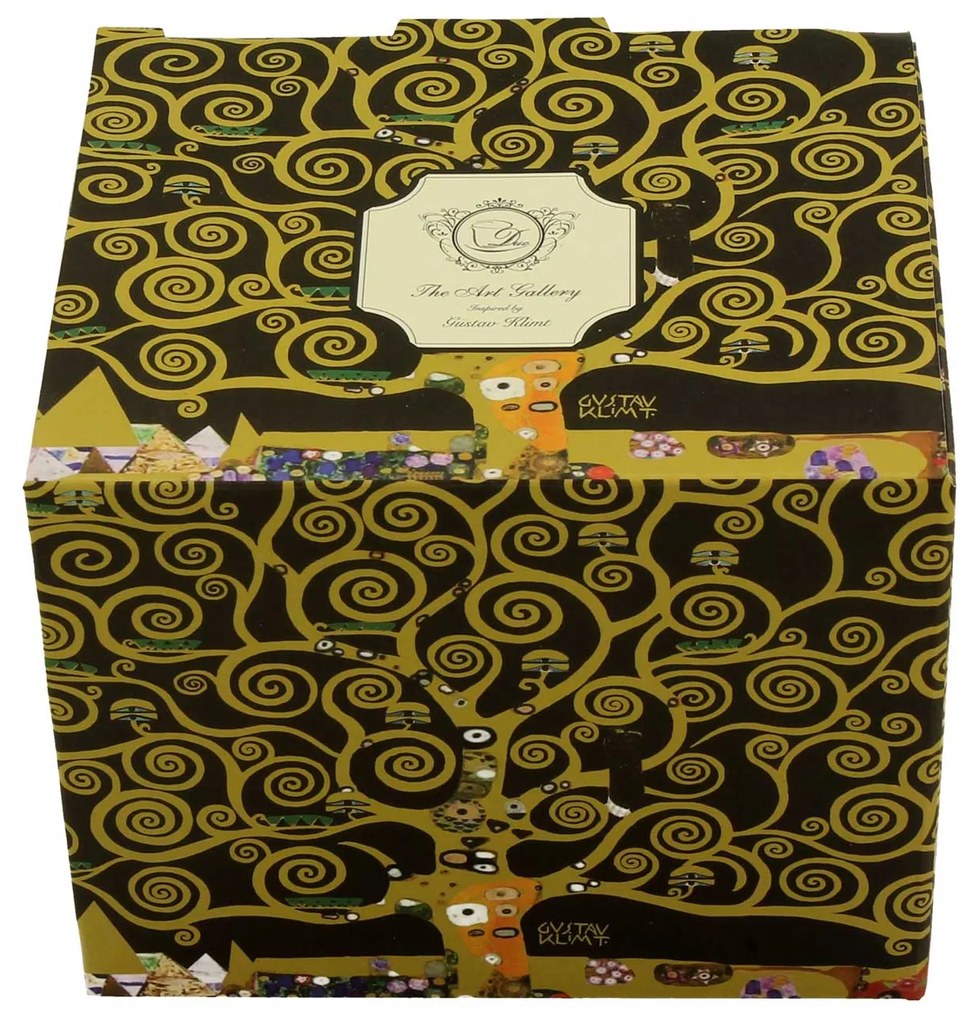 Klimt porcelán nagy bögre díszdobozban Életfa 430 ml