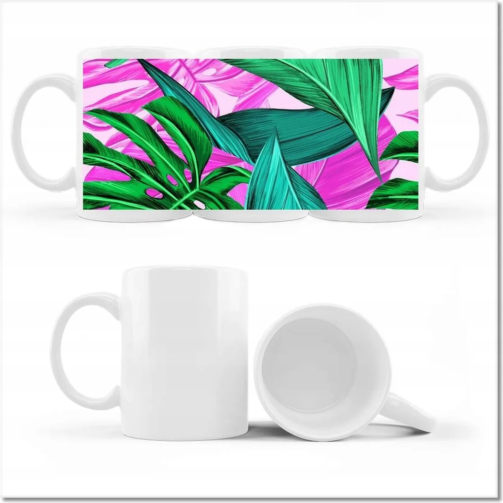 Fotós bögre Levelek Monstery Trópusok