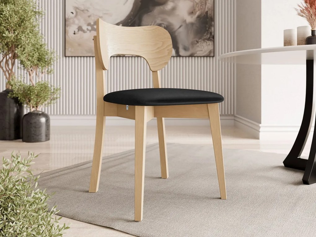 Étkezőszék KD 64 (bükk + fekete) . 1103470