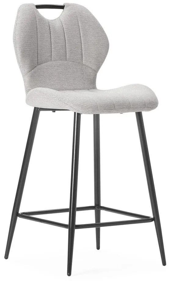 Bézs kárpitozott bárszék szett 2 db-os (ülésmagasság 65 cm) Muli – Marckeric