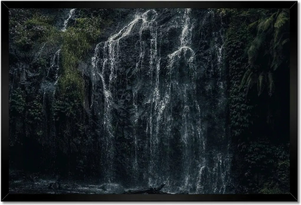 Poszter keretben 60x40 Vízesés indonéz folyó