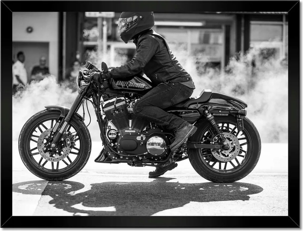 Poszterek keretben 40x30 Harley Davidson Motorkerékpár