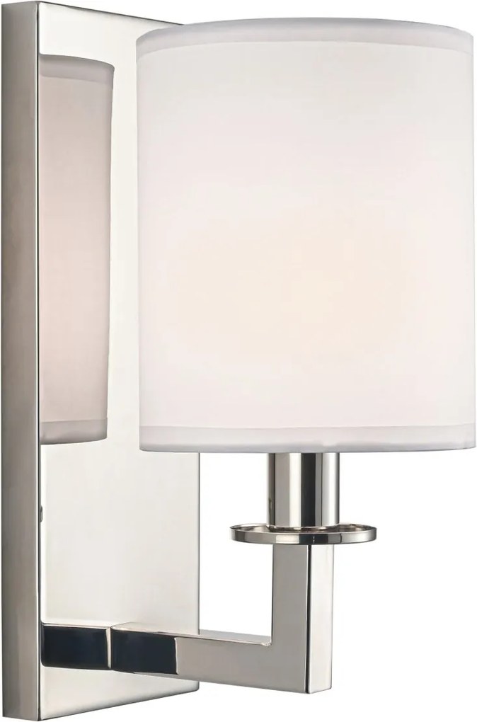 Cosmolight glamour modern fali lámpa lille nikkel cosw01937ni-wh