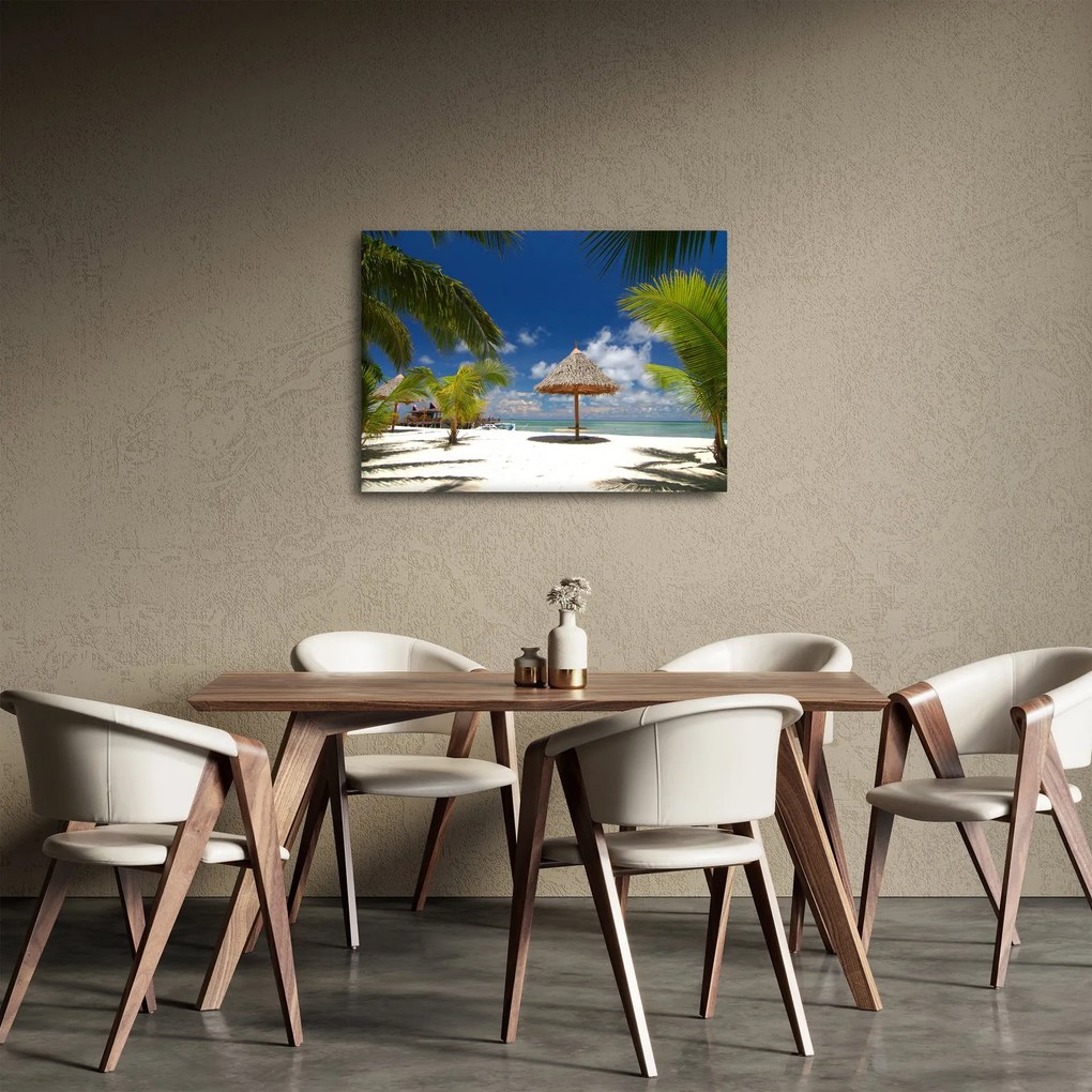 Kép - Fehér homokos strand (70x50 cm)