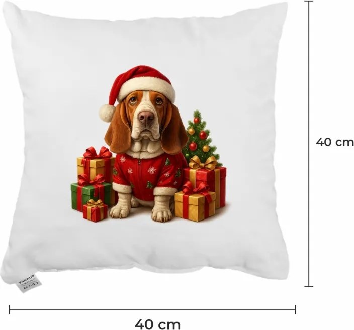 EMI Buddy karácsonyi díszpárna 40x40 cm