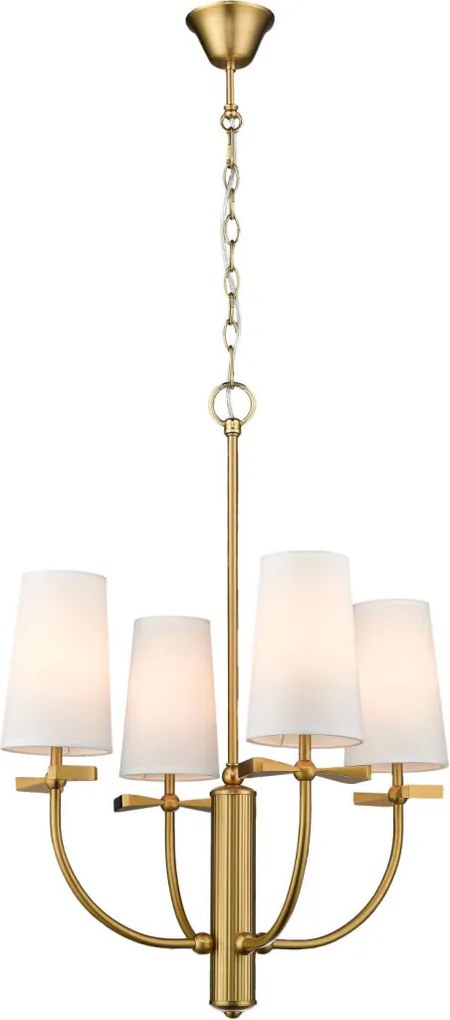 COSMOLIGHT P04190BR BOW Modern Csillár Fehér, Sárgaréz E14 IP20
