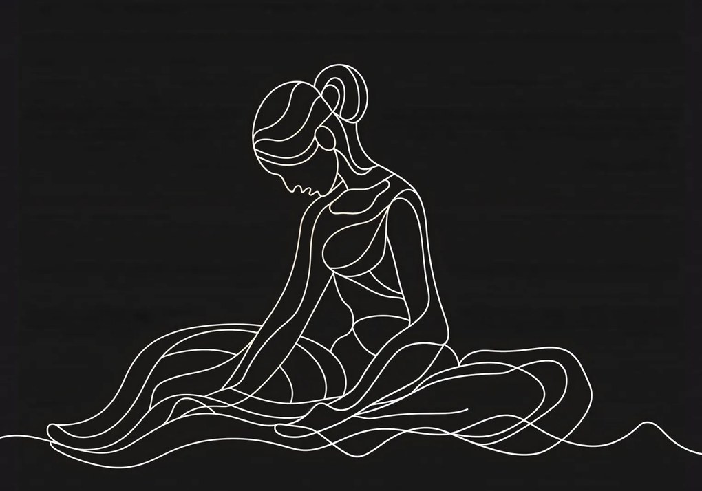 Poszter 100x70cm Ülő pozíció