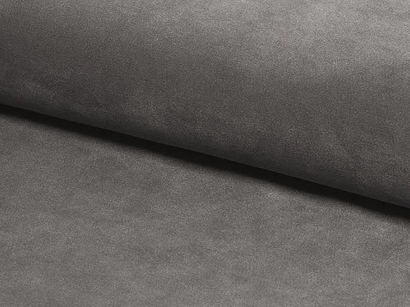 Sophia Velvet puff szürke