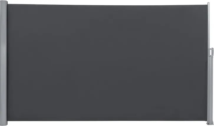 Oldalsó terasznapellenző, belátásgátló, szürke, 280 g/m² 180 x 400 cm