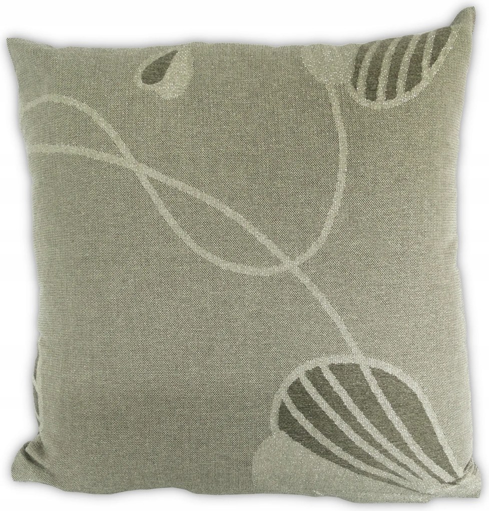 Mg Párnahuzat Levelek SZÜRKE-ezüst cérna