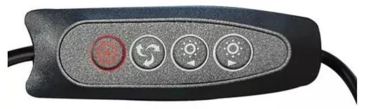 LED Dimmelhető asztali lámpa nagyítóval LED/6W/5V fekete